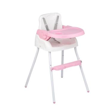 Imagem de Styll Baby Cadeira de Alimentação Infantil 3 em 1 Ajustável Rosa