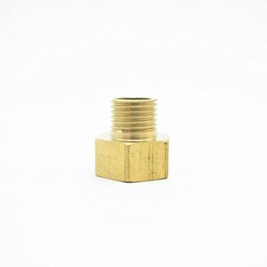 Imagem de M10 M14 M16 M20 métrica fêmea para macho rosca adaptador de conector de encaixe de tubo de latão, NO15