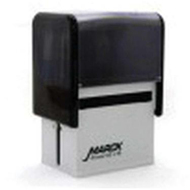Imagem de Carimbo Automatico 38X14Mm Pago Preto