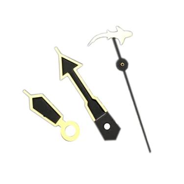 Imagem de Ponteiros de relógio de chegada para NH35 NH36 7s26 4r35 7009 peixes segunda mão preto