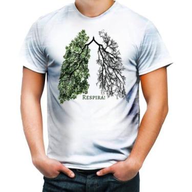 Imagem de Camiseta Camisa S.O.S Amazônia Floresta Pulmão Do Mundo 1 - Estilo Kra