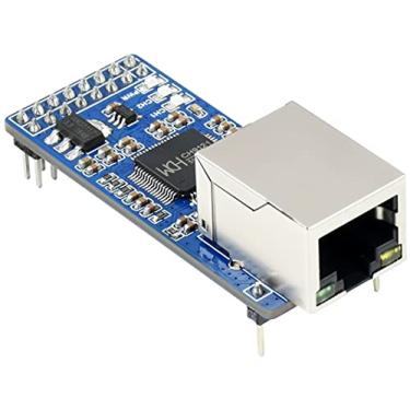 Imagem de Waveshare Conversor UART para Ethernet de 2 canais, módulo de transmissão transparente de porta serial UART TTL e transmissão bidirecional Ethernet RJ45, com pino de controle para Raspberry Pi/Arduino