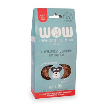 Imagem de Petisco Natural Wow Pet Food lombinho e orégano para cães 50g