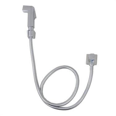 Imagem de Ducha Higiênica Completa Quadrada Cromada Luxo Universal Rdx
