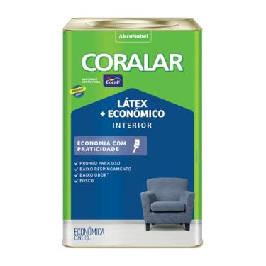 Imagem de CORALAR LÁTEX MAIS ECONÔMICO BRANCO 18L - CORAL