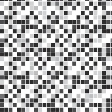 Imagem de Papel De Parede Adesivo Pastilha Preto Branca E Cinza 5m