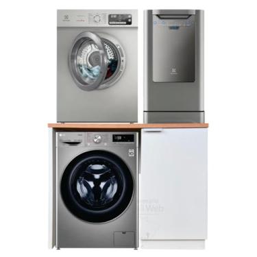 Imagem de Bancada Balcão para embutir Lava e Seca