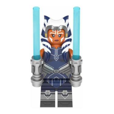Imagem de Boneco Ahsoka Blue Mandalorian Blocos De Montar Star Wars