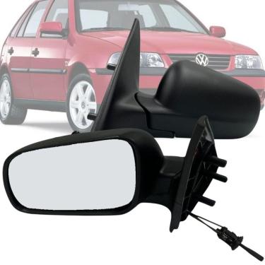 Imagem de Par Retrovisor Manual Gol Parati Saveiro G3 G4 1999 Até 2008