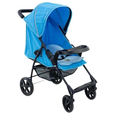 Imagem de Carrinho De Bebê Romano Azul  0 A 15Kg  - Galzerano