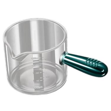 Imagem de Generic Conjunto de Copos de Medição em Vidro para Café, Medidas Precisas para Bebidas Quentes E Frias, verde e 125ml