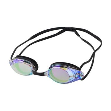 Imagem de Dynwave Óculos de natação, proteção ampla para os olhos, óculos de natação, óculos anti para mergulho com snorkel, esportes aquáticos internos, PRETO