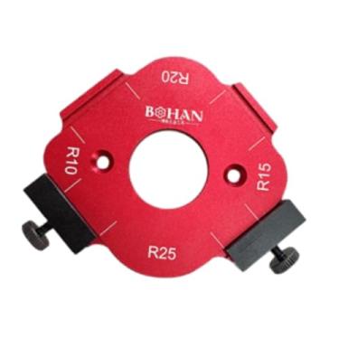 Imagem de WeiLaiKeQi Modelo de Raio de Canto, Ferramenta para Trabalhar Madeira, Posicionamento Reutilizável, Medida Precisa para Portas, Alças, Máquina de Corte, 10 25R, Tamanho real