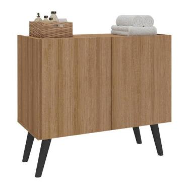 Imagem de Gabinete Armário de Banheiro 62,5cm Retrô 2 Portas Multimóveis MP5045,