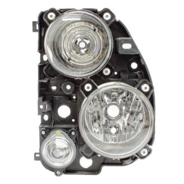 Imagem de Farol Actros MP4 2016 a 2020 Lado Passageiro Com Seta Sem Chicote 5 Pi