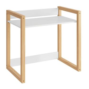 Imagem de Mesa Escrivaninha Infantil Zoe Branco Fosco - MoveisAqui - RELLER