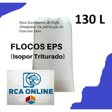 Imagem de Flocos de Isopor para Enchimento - Puff - Almofada - Concreto Leve 130