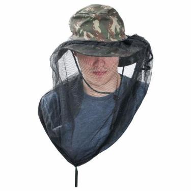 Imagem de Chapéu Australiano com Mosquiteiro Camuflado (dimensões na descrição) 