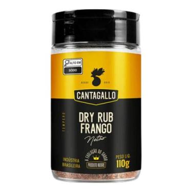 Imagem de Dry Rub Frango Cantagallo O Tempero Ideal Para Aves 110g - Canta Gallo