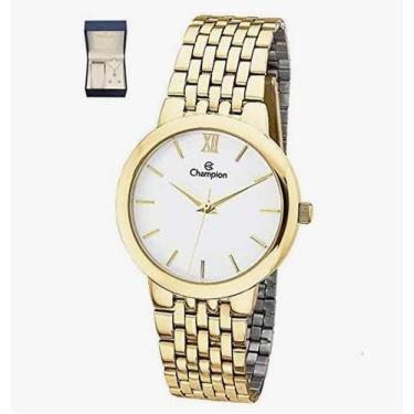 Imagem de Relógio Champion Feminino com Semi Joia - Dourado