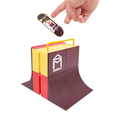 Imagem de Pista E Skate De Dedo Com Rampa Tech Deck Fingerboard Profissional Sun