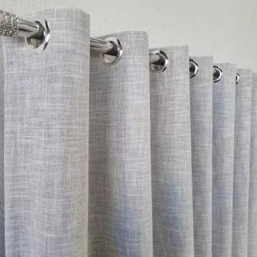 Imagem de Cortina Alto Padrão De Linhão Blackout 100% Medida 3,00mx2,40m - Salva