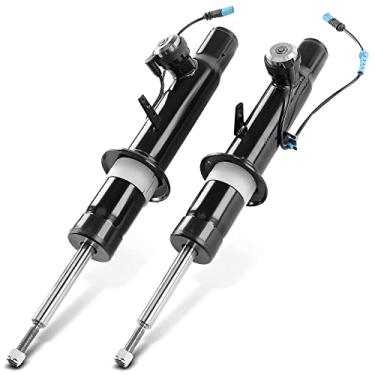 Imagem de A-Premium Amortecedor de amortecedor de par dianteiro com controle de direção magnético compatível com BMW X5 2013-2018, X6 2013-2018, com suspensão eletrônica, dianteiro esquerdo e direito, conjunto