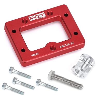 Imagem de PQY Ferramenta compressor de mola de válvula de motor compatível com Ford Mustang GT 4.6L 5.4L 3V Explorer Trac retentor de parafuso magnético vermelho