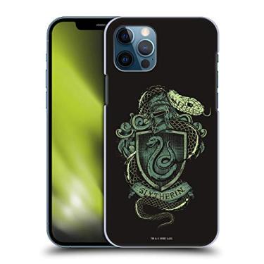 Imagem de Head Case Designs Capa rígida oficialmente licenciada Harry Potter Sonserina Relíquias da Morte XIV compatível com Apple iPhone 12 / iPhone 12 Pro