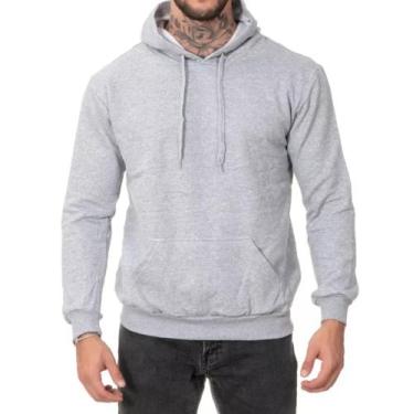 Imagem de Moletom Canguru com capuz BTS - Urban Vibes, Cinza, GG