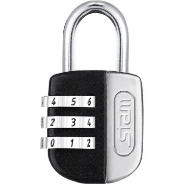 Imagem de Cadeado Segredo 25Mm Life Colors Preto Fosco