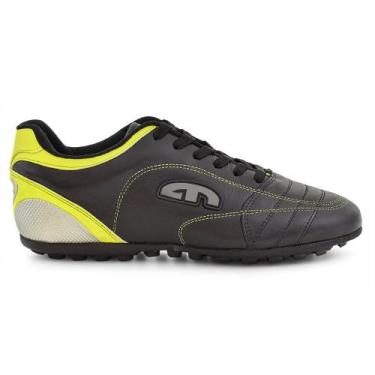 Imagem de Chuteira Esportiva Masculina Flex Futebol Society Preto EGM, Preto, 40