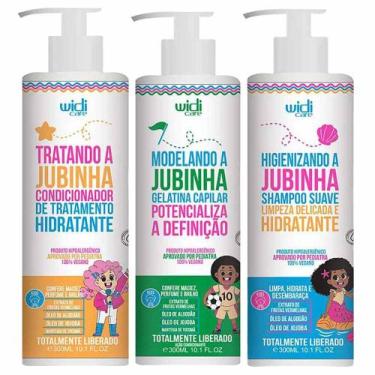 Imagem de Widi Care Tratando a Jubinha Kit  Shampoo + Condicionador + Gelatina, 