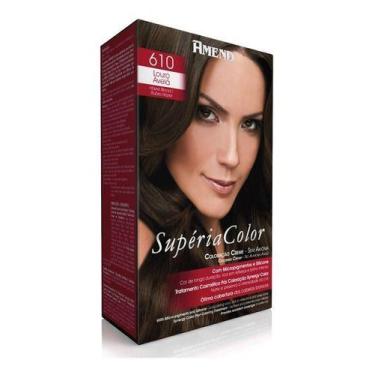 Imagem de Coloração Amônia Supéria Color 610 Louro Avelã Amend