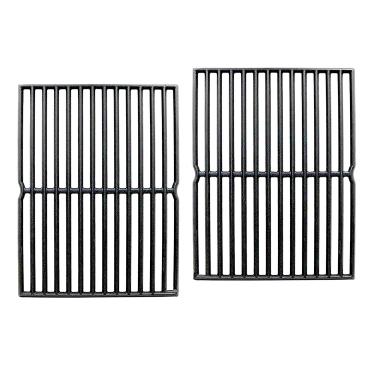 Imagem de Votenli C752B (pacote com 2) Grade de ferro fundido para grelha de cozimento para Weber Genesis Silver A Spirit 210 Spirit e210 Spirit 500 Parts, 38 cm Weber 7522 7521