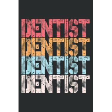 Imagem de Dentist Logo Dental.pdf: Lined Journal Notebook with Memo Diary Subject Planner, 6x9 inches, 120 Pages