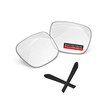 Imagem de iLikeo Lentes de reposição PRO+ policarbonato não polarizadas para óculos de sol Oakley Jupiter Squared OO9135 - HD Transparente