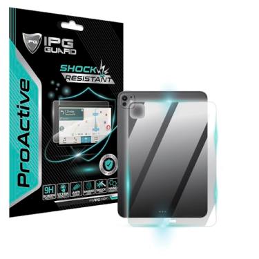 Imagem de IPG ProActive para iPad Pro (M4) 27.9 cm 9H Dureza Película de Cerâmica Ultra Responsivo Alta Clareza Anti Arranhão e À Prova de Choque Nano Technology Guard para Pro11 BC
