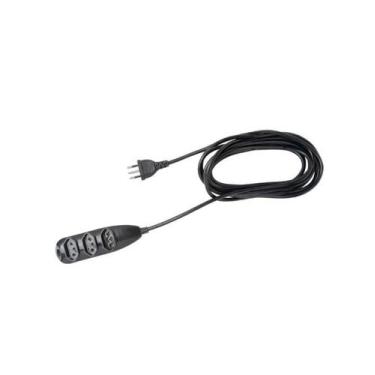 Imagem de Extensao eletrica 3t 3p 10a 3m ext 3003 preta - Intelbras