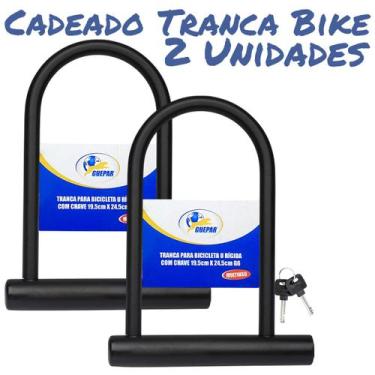 Imagem de Cadeado para bicicleta U Lock para motocicleta Ant Furto Com Chave - G