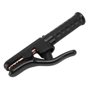 Imagem de Suporte de Eletrodo de Soldagem Grande 500A, Design de Mandíbulas Ranhuradas, Material de Cobre, Alça Isolada, Fácil Conexão de Cabo Com Chave e Espaçador, para Preparação