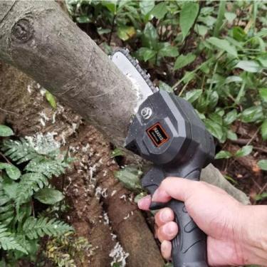 Imagem de Serra Elétrica Sem Fio Com Motor Potente Para Madeira Com Garantia - B