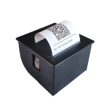 Imagem de TYLKMCS Impressora térmica de bilhetes de micropainel integrado de 58 mm com módulo de impressora serial de recibo térmico RS232/TTL, preto de 5 a 9 V