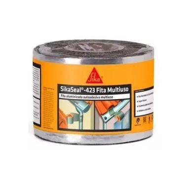 Imagem de Fita Alumínio Rolo 10cm c/10metros Espessura 0.60mm Sika