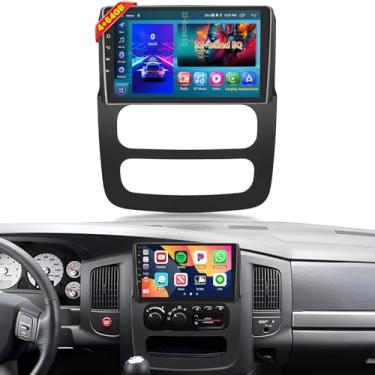 Imagem de [4 + 64 G] Inefala Android estéreo para carro Dodge RAM 1500/2500/3500 2002-2005 com Carplay sem fio Android Auto, kit de painel de tela sensível ao toque de 22 polegadas com WiFi GPS Bluetooth5.0 FM