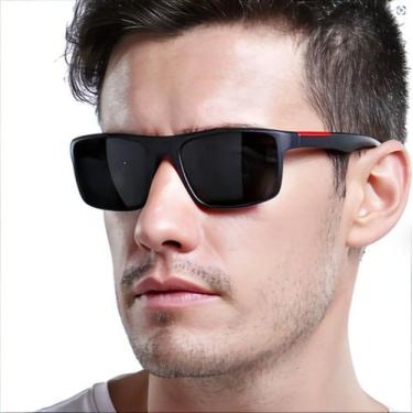 Imagem de Óculos Masculino De Sol POLARIZADO Square De Luxo Com Proteção UV400 -