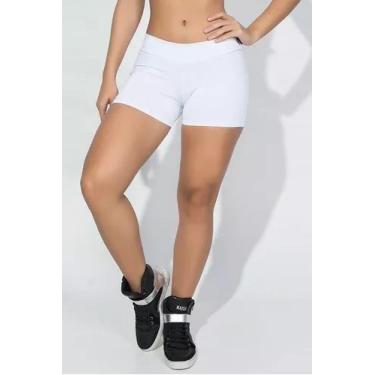 Imagem de Short feminino suplex curto liso academia/passeio/caminhada casual - V