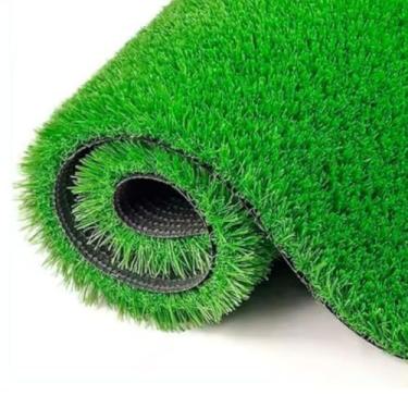 Imagem de grama sintetica bicolor 20mm profissional campo externa interna varanda pet revestimento 2M X 50CM