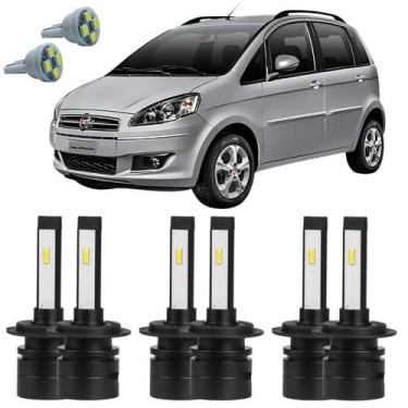 Imagem de Lâmpadas Ultra Led Alto Baixo Milha Fiat Idea + Pingo T10 - Autovex / 