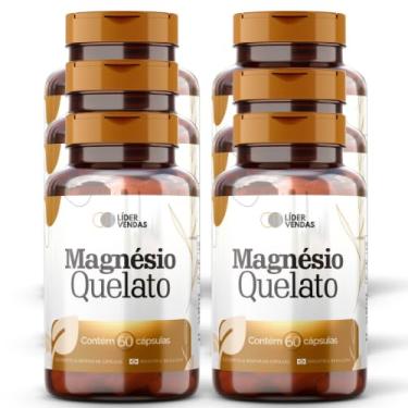 Imagem de Magnésio Quelato - 420mg com 60 cáps - 6 potes